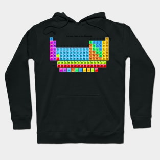 Vibrant HD Periodic Table with 118 Elements Hoodie